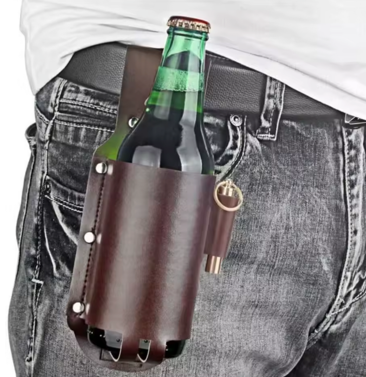Porta Cerveza Funda Accesorio De Cinturón