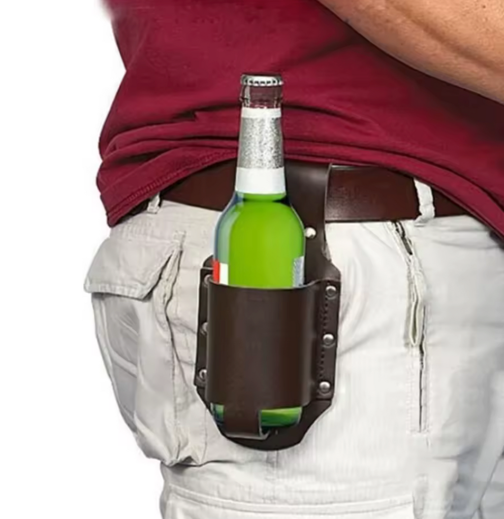 Porta Cerveza Funda Accesorio De Cinturón