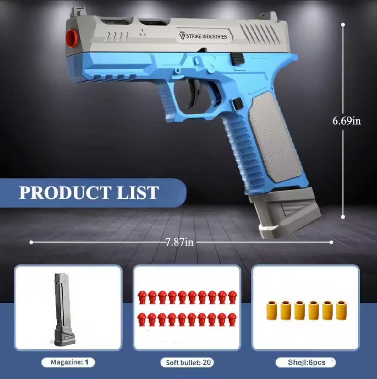 Pistola Juguete Semiautomática Réplica De M17