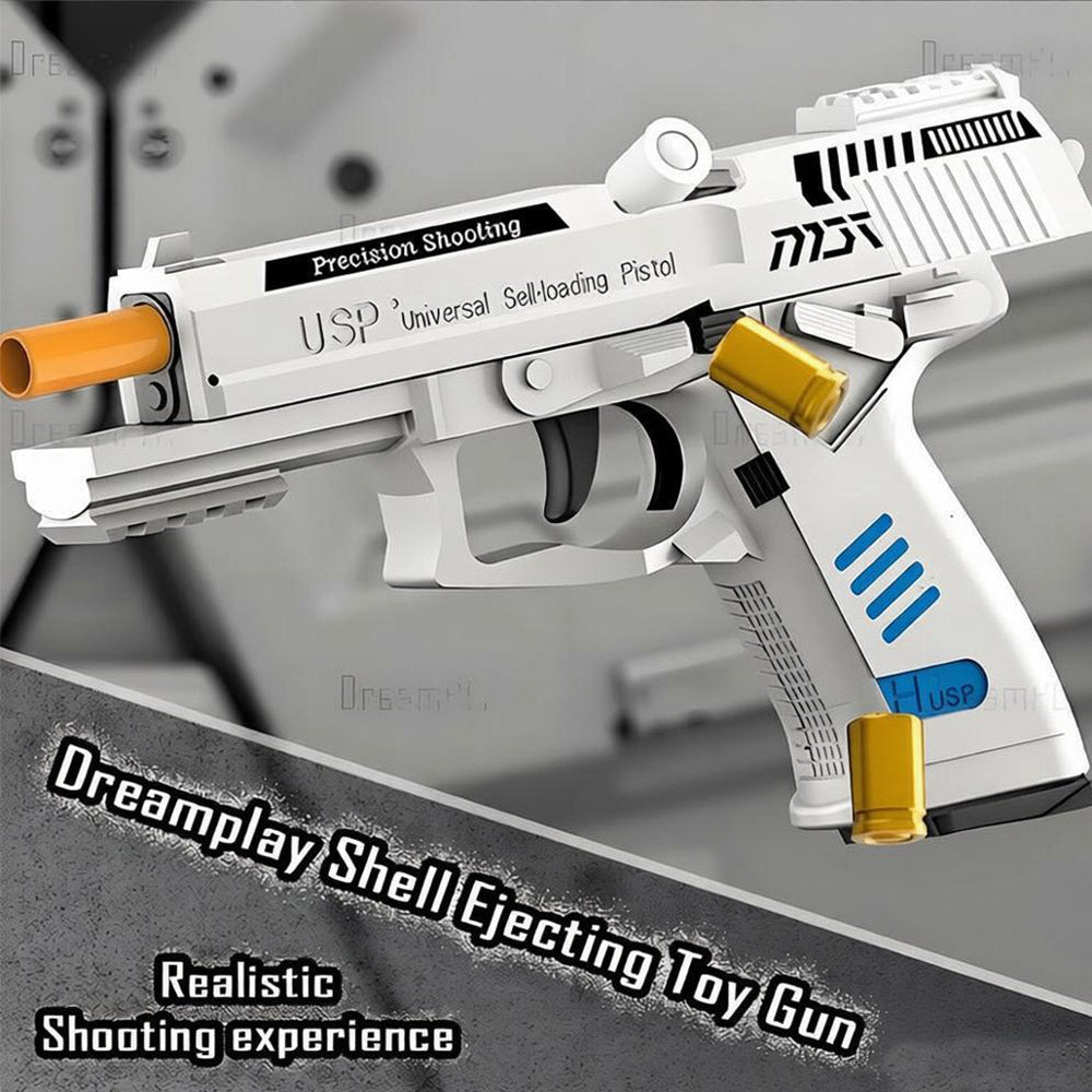 Pistola De Juguete Semiautomática Réplica De Usp Gris