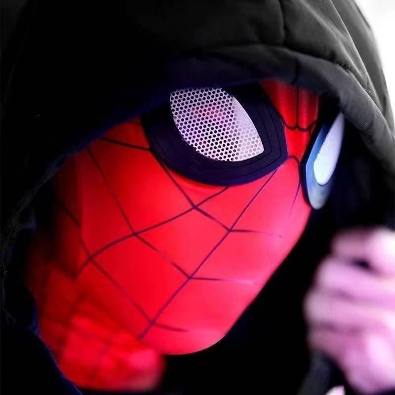 Mascara Spiderman Clásica Rojo Disfraz Cosplay