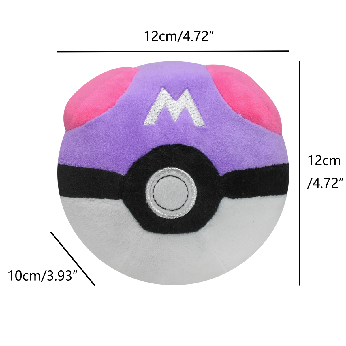 Peluche Pokemon Master Ball 12 Cm Coleccionable