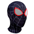 Mascara Spiderman Miles Morales Negro Disfraz Cosplay